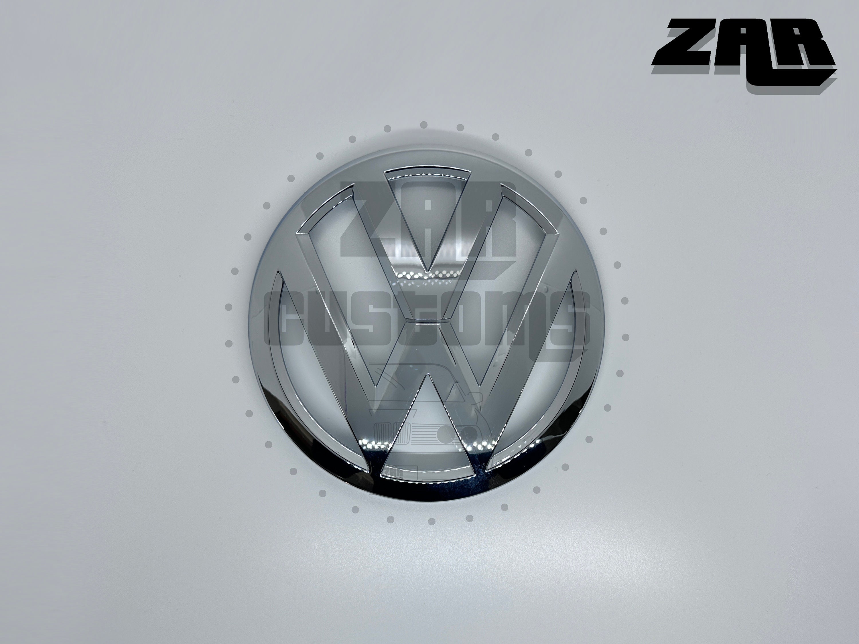 2x VW Schlüssel 3D Logo Klappschlüssel Alu Aufkleber Emblem NEU in