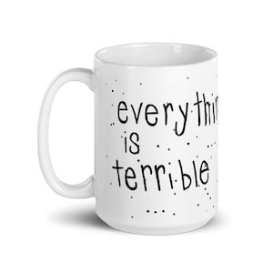 Funny Black Elephant Ceramic Coffee Tea Mug