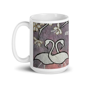 Purple Flamingo Funny Ceramic Coffee Mug