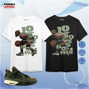 AJ 4 Undefeated All Ten Down Unisex Shirt, Hoodie, Sweatshirt, Socks, Hat To Match Sneaker