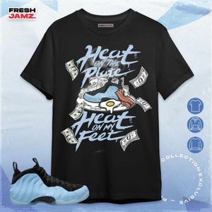 Air Foamposite Psychic Blue Sneaker Frühstück Unisex Shirt, Hoodie, Sweatshirt To Match Sneaker