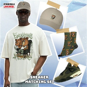 AJ 4 Undefeated Behind The Mask Unisex Shirt, Hoodie, Sweatshirt, Socks, Hat To Match Sneaker