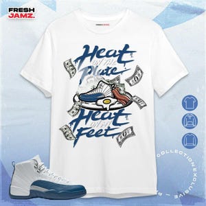 AJ 12 French Blue Sneaker Breakfast Unisex Shirt, Hoodie, Sweatshirt To Match Sneaker