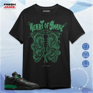 Spizike Pine Green Black Anthracite Heart Of Snake Unisex Shirt, Hoodie, Sweatshirt To Match Sneaker
