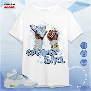 AJ 4 Forget Me Not Sneaker Girl Nail Unisex Shirt, Hoodie, Sweatshirt To Match Sneaker