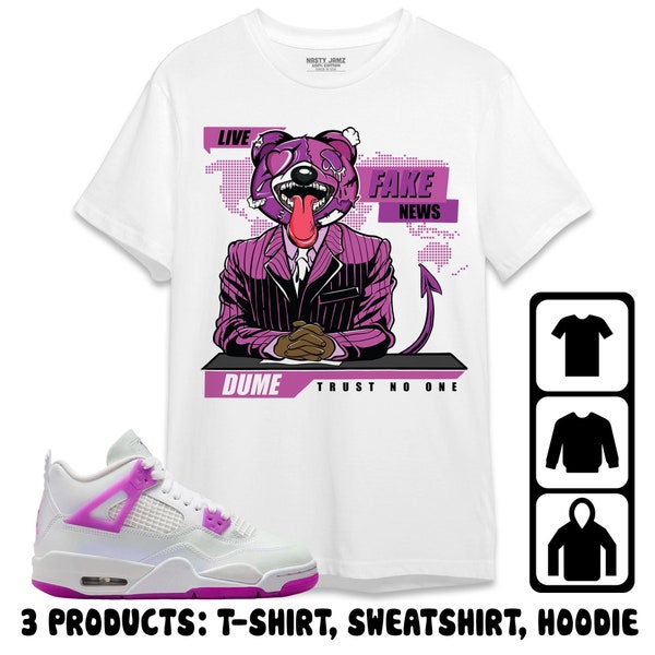 AJ 4 GS Hyper Violet Unisex T-Shirt, Sweatshirt, Hoodie, News Presenter BER, Shirt To Match Sneaker