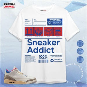 AJ 3 Seoul 2.0 Sneaker Addict Unisex Shirt, Hoodie, Sweatshirt To Match Sneaker