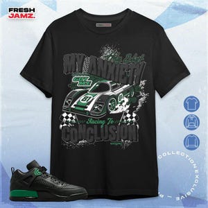 Spizike Pine Green Black Anthracite Racing My Demons Unisex Shirt, Hoodie, Sweatshirt To Match Sneaker