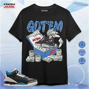 AJ 3 Rare Air Dollar Sneaker Box Unisex T-shirt, Felpa con cappuccio, Felpa da abbinare alle sneaker
