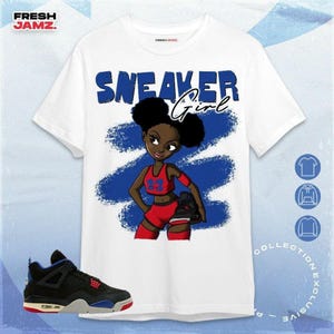 AJ 4 Rare Air Black Sneaker Girl Unisex Shirt, Hoodie, Sweatshirt To Match Sneaker