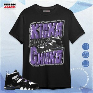 AM CB 94 Black Pure Purple Kicks Over Chicks Unisex Shirt, Hoodie, Sweatshirt To Match Sneaker