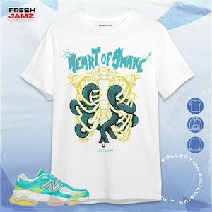 NBL Cyan Burst 9060 Heart Of Snake, uniseks shirt, hoodie, sweatshirt passend bij sneaker