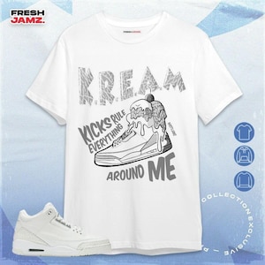 AJ 3 Pure Money Kream Sneaker Unisex Shirt, Hoodie, Sweatshirt To Match Sneaker