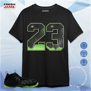 Air Foamposite One Black Volt Number 23 CM Unisex Shirt, Hoodie, Sweatshirt To Match Sneaker