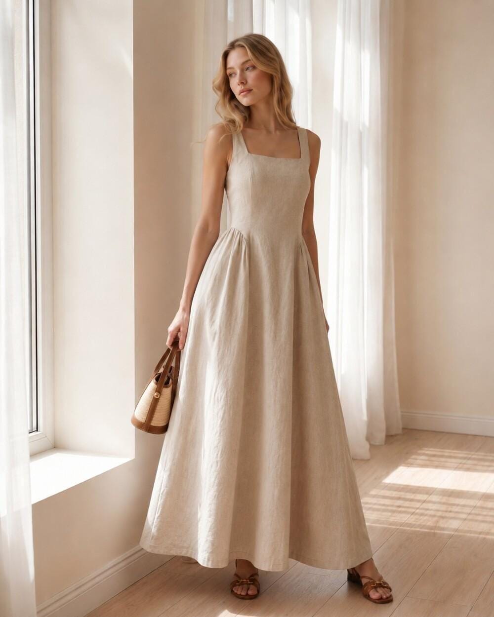 beige maxi dress sexy Shoe Size:Size 13 Male Mila & Rose Navy chambray blue stretchy fabric allows custom
