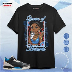 AJ 3 Rare Air Queen Of Hearts Unisex Shirt, Hoodie, Sweatshirt To Match Sneaker