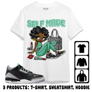 Sneaker Girl Selfmade.Jordan 3 Green Glow