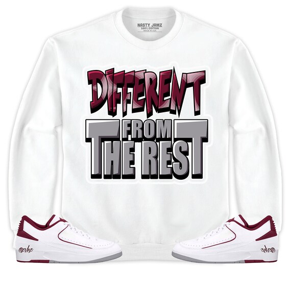 Jordan 2 Low Cherrywood Unisex Sweatshirt Hoodie Different - Etsy