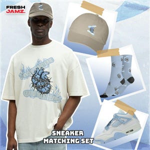AJ 4 Forget Me Not Guard Your Heart Unisex Shirt, Hoodie, Sweatshirt, Hat, Sock To Match Sneaker, Trust No One Collection