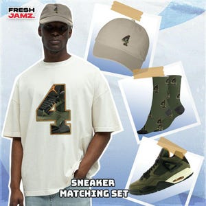 AJ 4 Undefeated Number CLP Number 4 CM4 Unisex Shirt, Hoodie, Sweatshirt, Socks, Hat To Match Sneaker