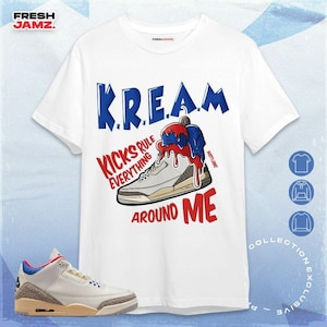 AJ 3 Seoul 2.0 Kream Sneaker Unisex Shirt, Hoodie, Sweatshirt To Match Sneaker