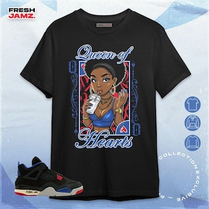 AJ 4 Rare Air Queen Of Hearts Unisex Shirt, Hoodie, Sweatshirt To Match Sneaker