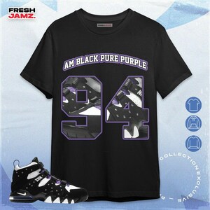 AM CB 94 Black Pure Purple Number 94 CM94 Name Unisex Shirt, Hoodie, Sweatshirt To Match Sneaker