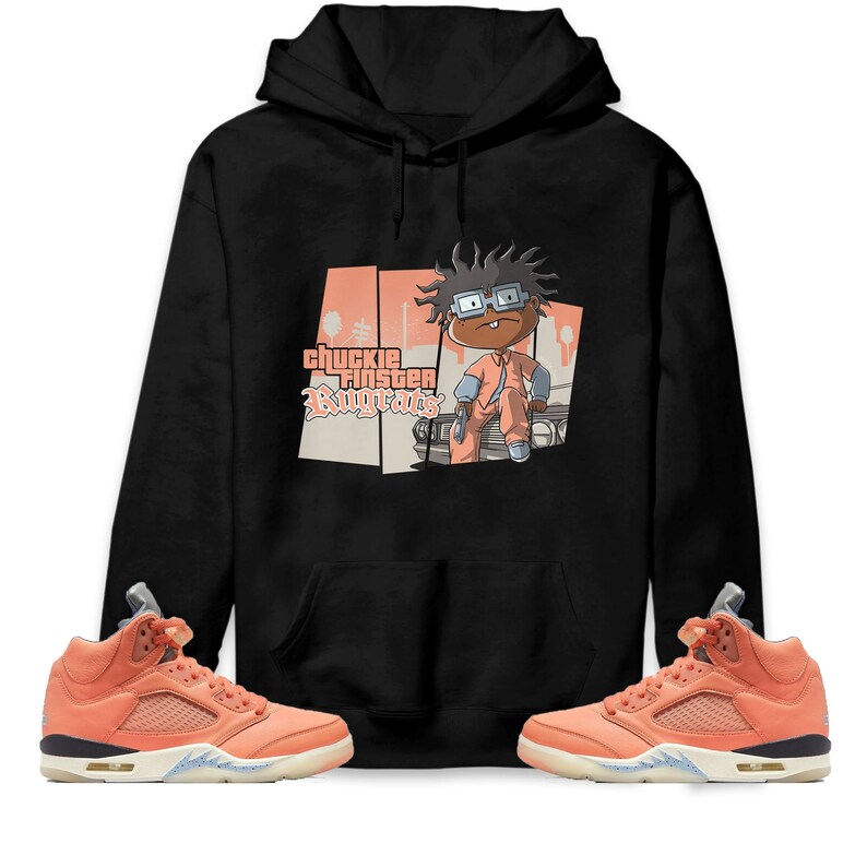 GTA Rugrats Unisex Hoodie Match Jordan 5 DJ Khaled Crimson Etsy