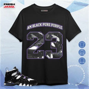 AM CB 94 Black Pure Purple Number 23 CM94 Name Unisex Shirt, Hoodie, Sweatshirt To Match Sneaker
