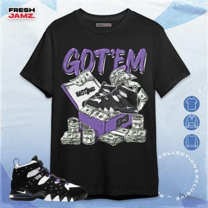 AM CB 94 Black Pure Purple Dollar Sneaker Box Unisex Shirt, Hoodie, Sweatshirt To Match Sneaker