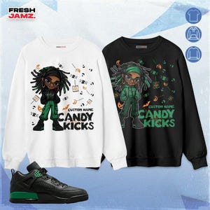 Spizike Pine Green Black Anthracite Candy Kicks Halloween Unisex Shirt, Hoodie, Sweatshirt, Socks, Hat To Match Sneaker, Halloween Tee