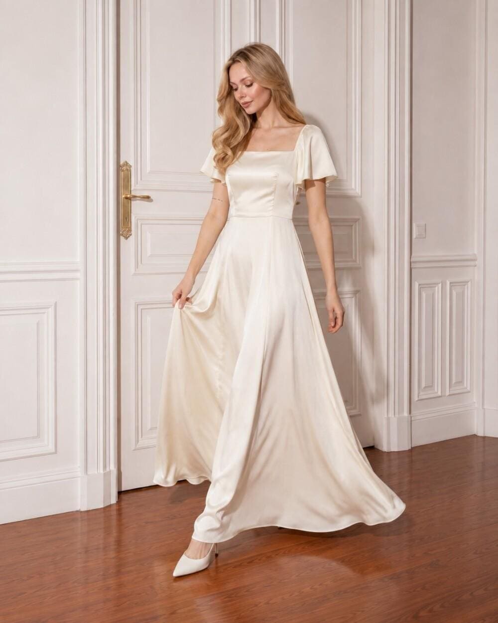 Floral Bridesmaid Dress