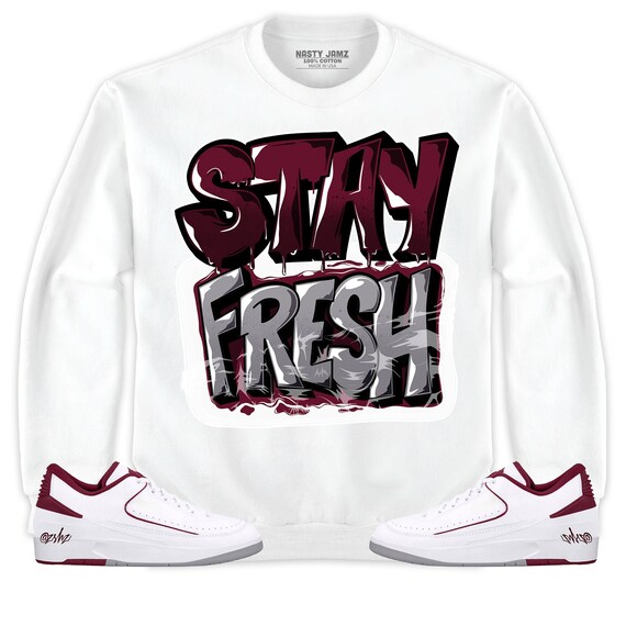Jordan 2 Low Cherrywood Unisex Sweatshirt Hoodie Stay Fresh - Etsy