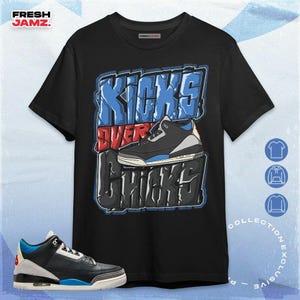 AJ 3 Rare Air Kicks Over Chicks Unisex Shirt, Hoodie, Sweatshirt To Match Sneaker