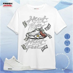 AJ 3 Pure Money Sneaker Breakfast Unisex Shirt, Hoodie, Sweatshirt To Match Sneaker