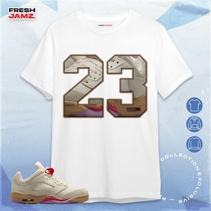 AJ 5 Low Peanut Butter Jelly Number 23 CM5 Unisex Shirt, Hoodie, Sweatshirt To Match Sneaker