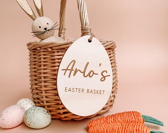 Easter basket tag / Name tag / Easter name tag / Personalised Easter tag / Easter / Easter hamper tag / Easter gift tag