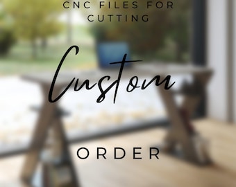 Custom CNC Design Service: 3D Model, Vector Drawing (dxf, dwg, pdf, SVG, jpg)