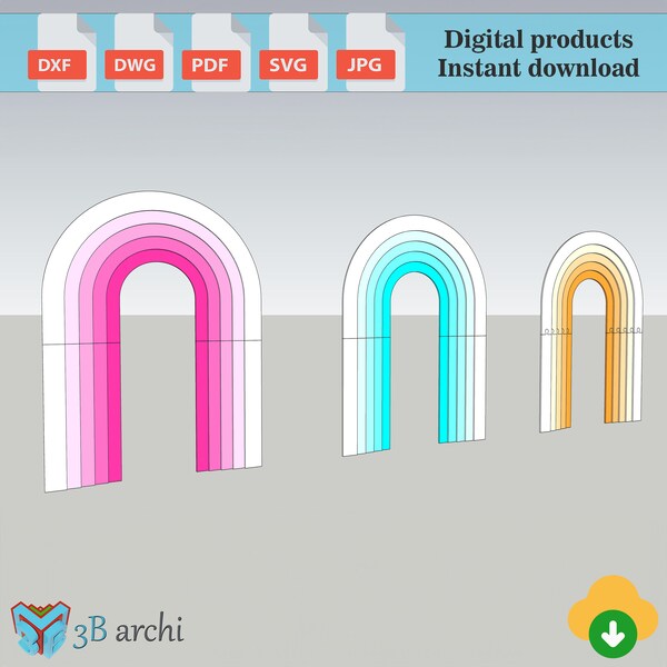 Ripple Arch Backdrop - Etsy