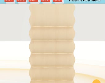 Wavy Treat Wall CNC Plan, Wedding Party Decor (Digital Download)