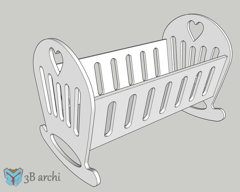 Plywood Doll Cradle Baby Doll Cradle Little Toy Cradle Etsy