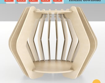 Parametric Cat House Plan: Laser Cut CNC Template (Digital Download)