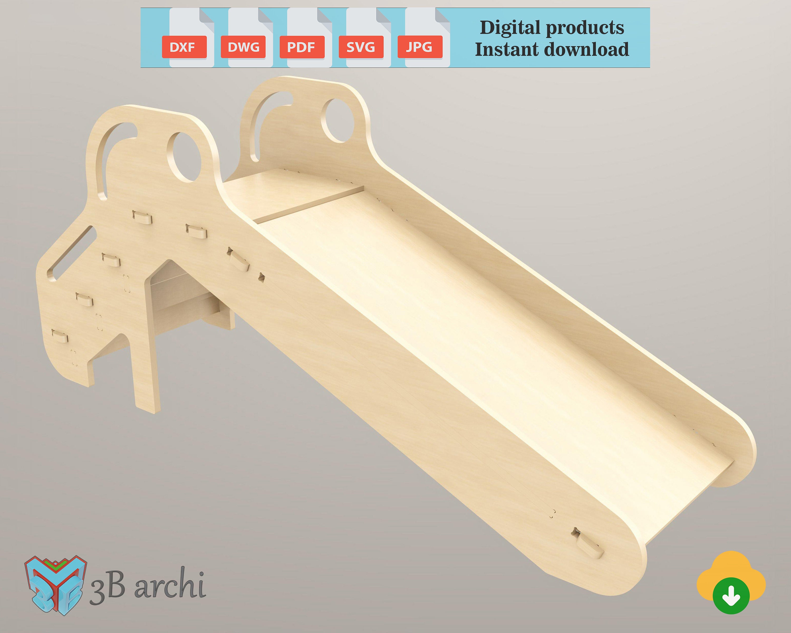 Baby Slideindoor Wooden Slide for Kids Indoor Toddler Play Etsy