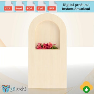 CNC Backdrop, 30cm x 30cm, 30cm x 40cm, 30cm x 30cm Backdrop, CNC Backdrop, digitale Fabrikation
