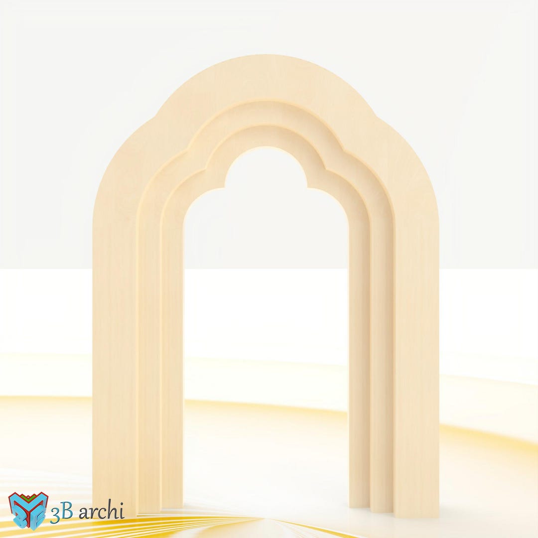 3D Sinbad Backdrop, Ripple Arch for Weddings, 3D Arch Backdrop, Event ...