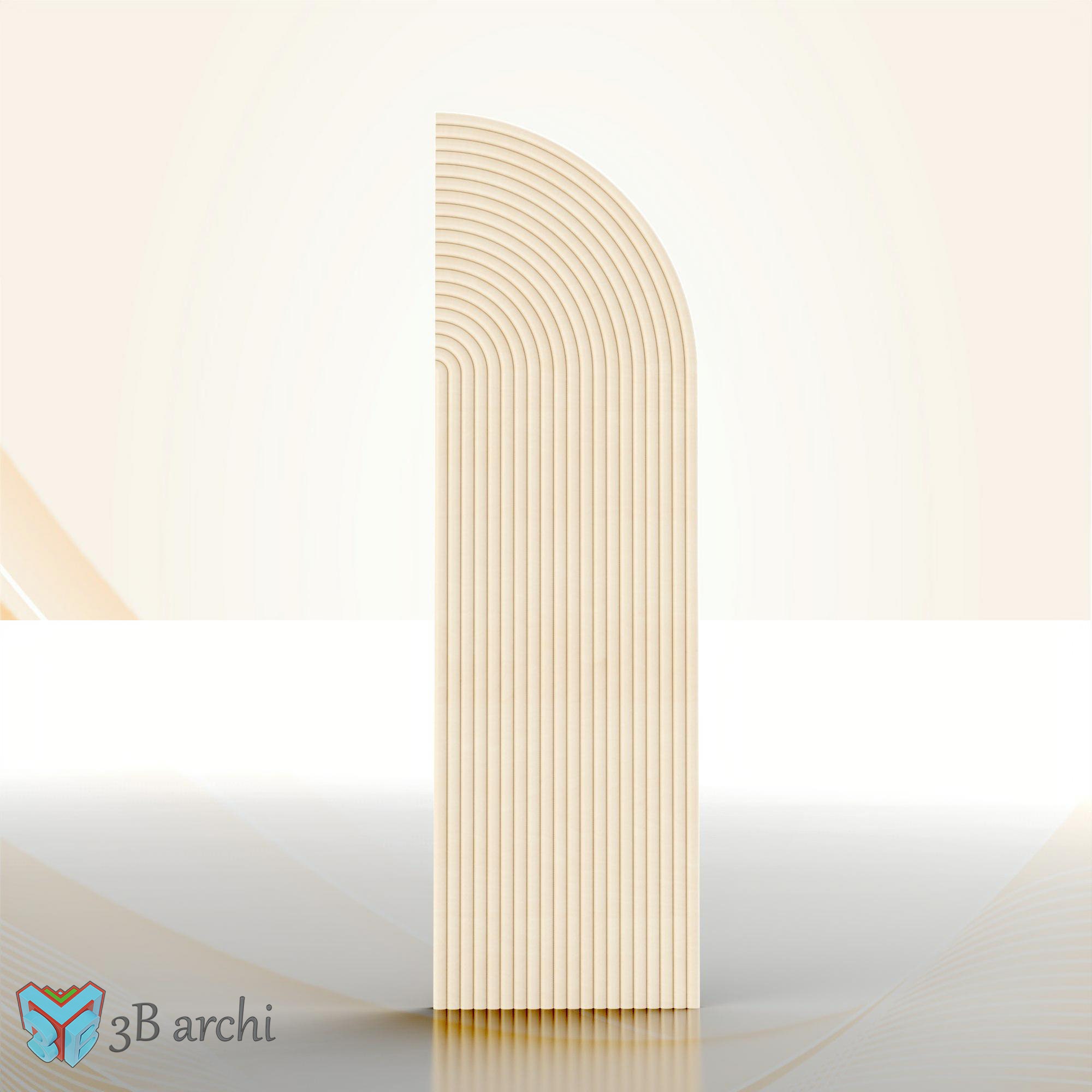Ripple Arch Backdrop CNC Files: Fluted Panel Set (digital Download) - Etsy