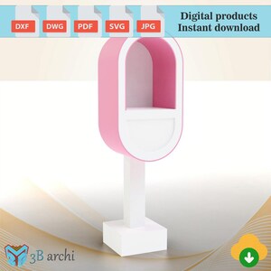 Archivo de corte CNC para cabina telefónica vintage (descarga digital)