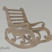 Wooden Rocking Chair, Modern Rocking Chair, Relaxing Chair, Chair Cnc ...