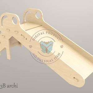 Baby Rutsche, Indoor design, Holzrutsche für Kinder, Indoor Kleinkind Spielen, Holzbearbeitungspläne, CNC Möbeldateien, Dxf Vorlage, Vektordateien