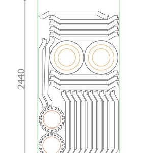 Parametric Bar Height Table CNC Files: Round Cocktail Table Plans (Digital Download) image 6